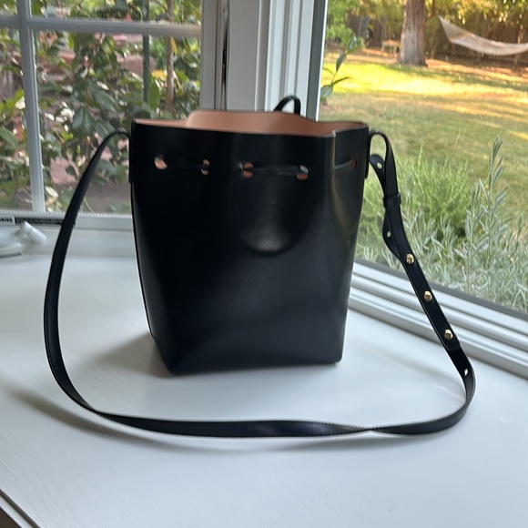 Mansur Gabriel mini bucket bag black/ballerina - Picture 5 of 17